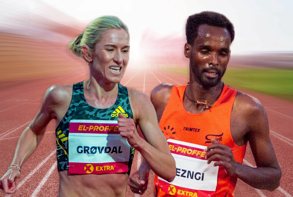 De beste på halvmaraton i 2022. (Foto: Samuel Hafsahl / Collage: Tom-Arild Hansen) null