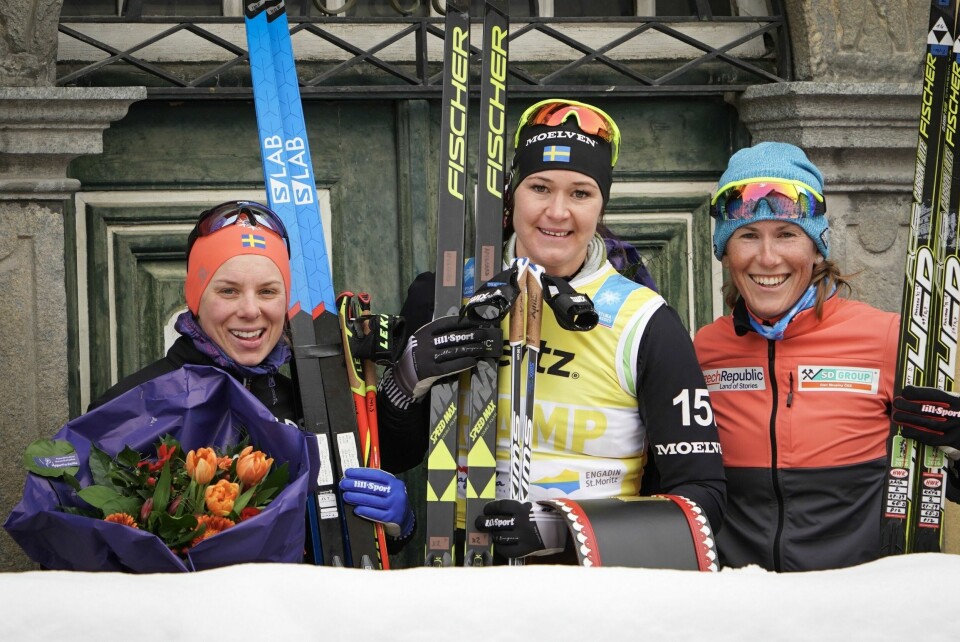 Andre strake seier for Tord Asle Gjerdalen i Ski Classics Tre_beste_kvinner.jpg