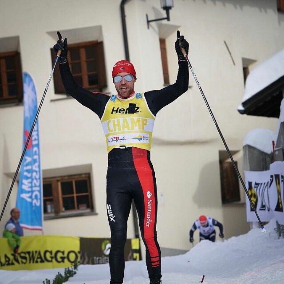 Andre strake seier for Tord Asle Gjerdalen i Ski Classics Tord_Asle Gjerdalen_i_maal.jpg
