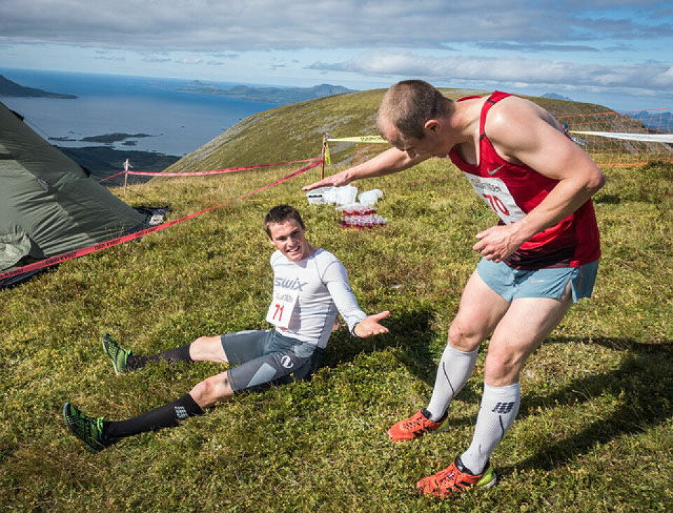 Perfekte forhold under Hallartinden Max i Vesterålen Gratulasjon.jpg