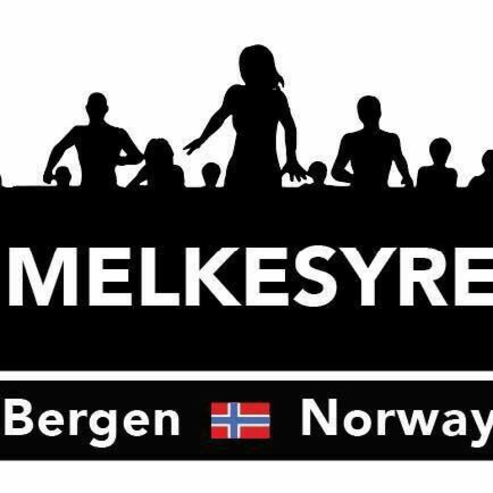Løpegruppen Melkesyre feiret 10 år med lørdagsintervaller bilde 1 Melkesyrelogo.jpg