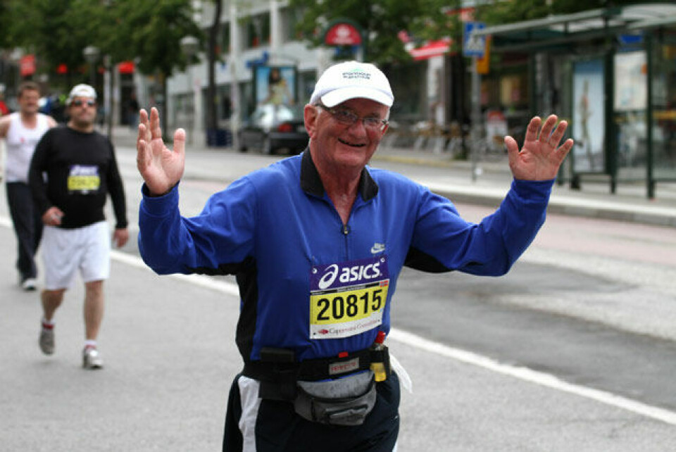 Minner fra maratonfesten Øistein Ackenhausen under Asics Stockholm maraton 2011