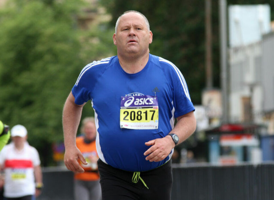 Minner fra maratonfesten Lars Try under Asics Stockholm maraton 2011
