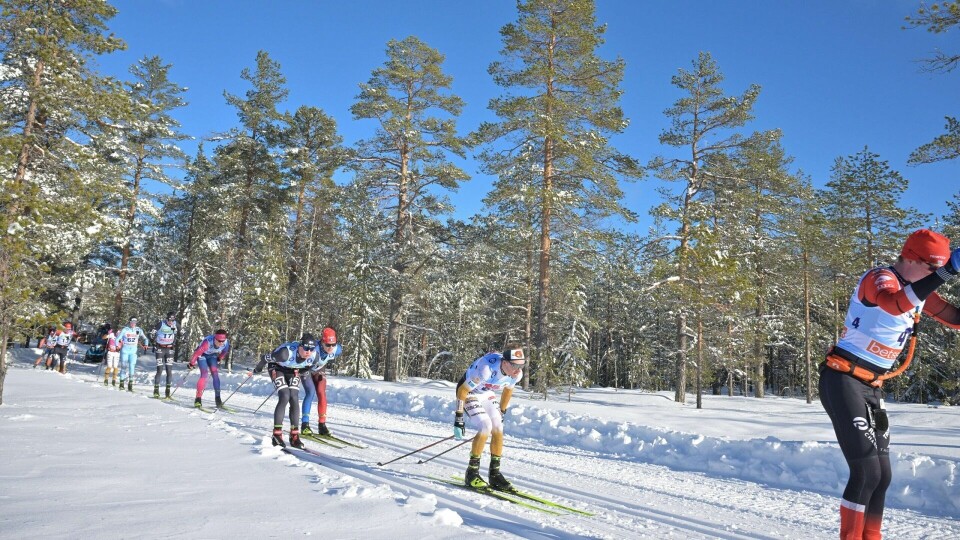 Fra fjorårets Orsa Grønklitt Classic med Johan Hoel, Team Ragde Charge i føringen foran Thomas Ødegaarden, Team Eksjöhus. (Foto: Arrangøren) Fra fjorårets Orsa Grønklitt Classic med Johan Hoel, Team Ragde Charge i føringen foran Thomas Ødegaarden, Team Eksjöhus. (Foto: Arrangøren)
