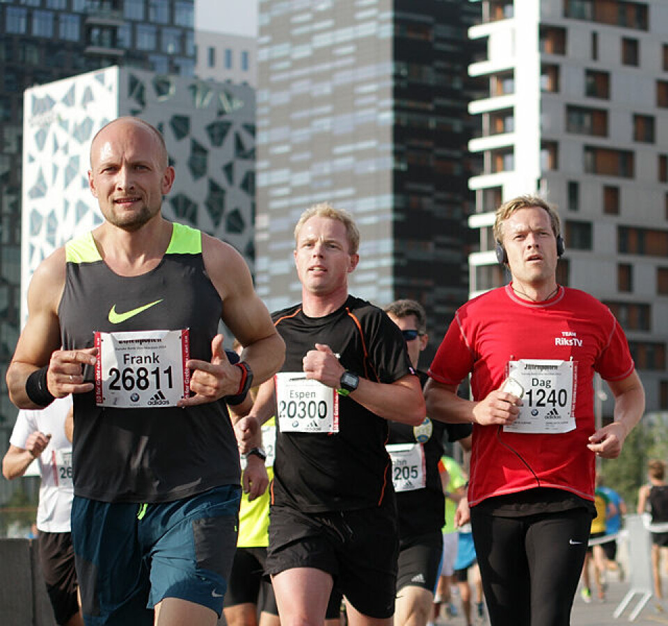 Oslo Maraton: Trippel Tjalve på 10 km Tid_40.23_Frank Ossen_42.41_Espen_Wagener_Dag_Hagen_44.37_IMG_4567.jpg