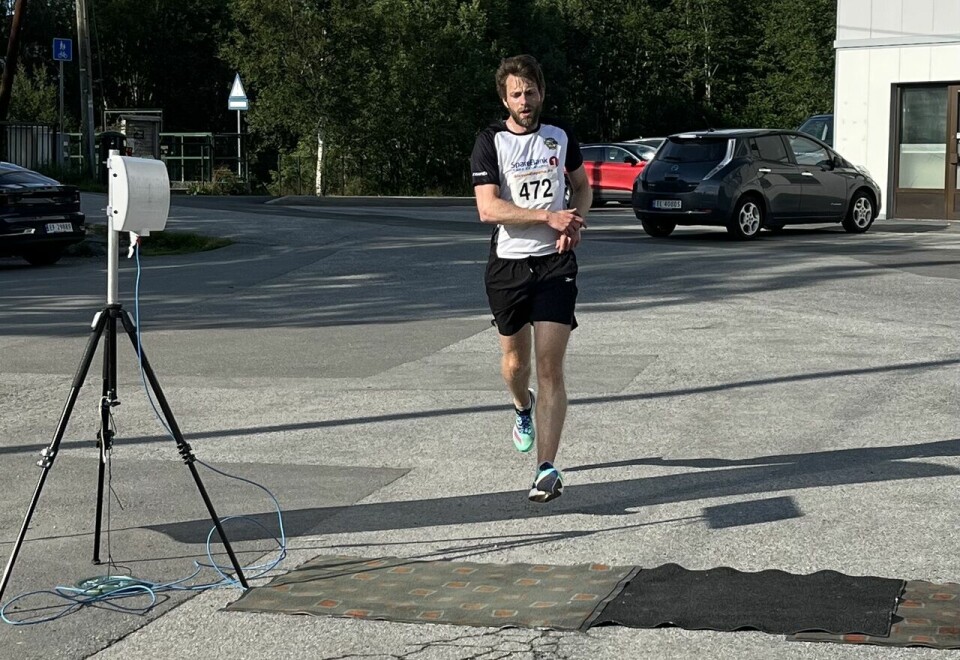 Svenske Andreas Carlborg vant 5 km i Vasstrandmila 5km_Are_Bjoergum