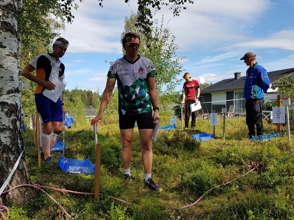 KM sprint for Innlandet på Sand i Nord Odal Nils Harald Staff gull H55 og Bj¢rnar Kvåle s¢lv H21.jpg