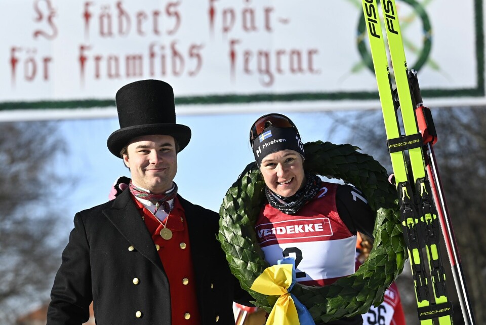 Vinner av Tjejvasan 2022 Britta Johansson Norgren. (Foto: Vasaloppet/Ulf Palm) Vinner av Tjejvasan 2022 Britta Johansson Norgren. (Foto: Vasaloppet/Ulf Palm)
