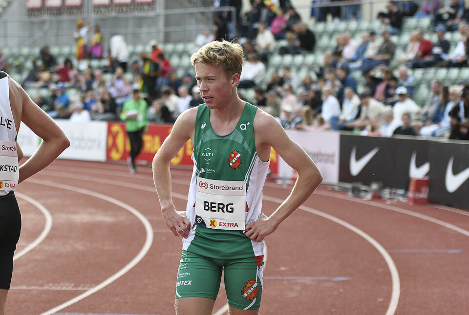 Det ble et nytt godt løp på 1500 meter av Håkon Moe Berg under forøvelsene til Bislett Games. (Foto: Bjørn Johannessen) Det ble et nytt godt løp på 1500 meter av Håkon Moe Berg under forøvelsene til Bislett Games. (Foto: Bjørn Johannessen)
