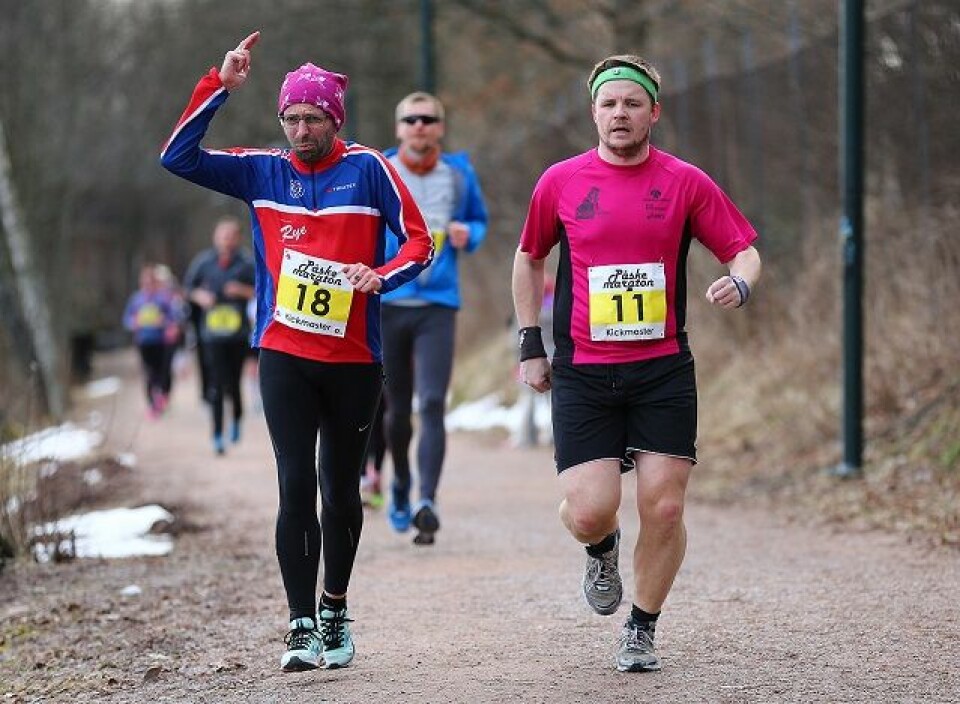 Påskemaraton i Drammen med perfekt vær og deltagerrekord Paaskemaraton2015-18-11.jpg