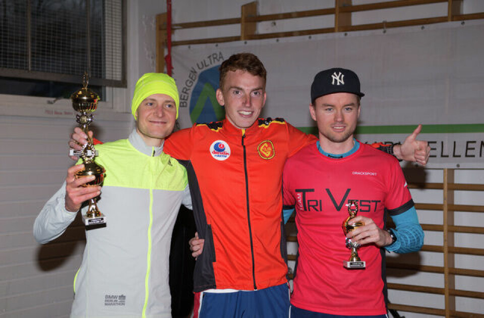 Marius Vedvik senket rekorden i Maratonkarusellen til 1.06.17 Kondis/Martin Huddart