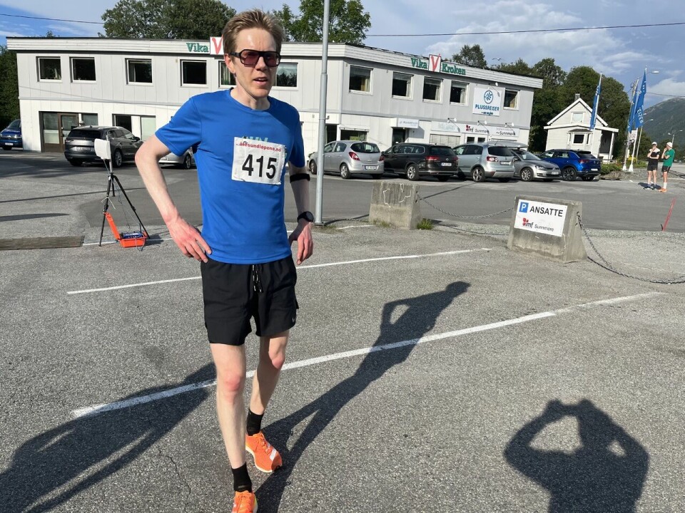 Svenske Andreas Carlborg vant 5 km i Vasstrandmila 10km_Per_Myren