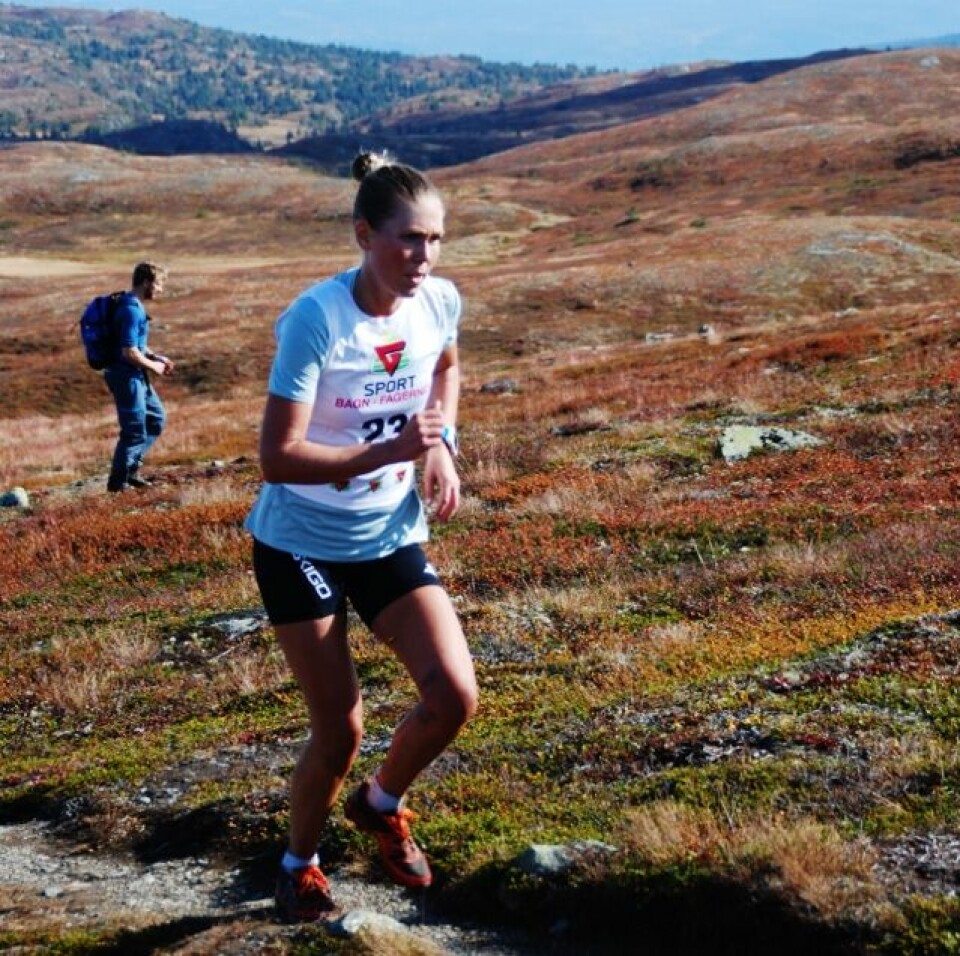 Elise Kathrine Amdal på 3. plass i Ultra Trail Lago d'Orta 16.09.17 Bjødalskampen OPP - Elise Katrine Amdal - Vinner kvinneklassen (640x637).jpg