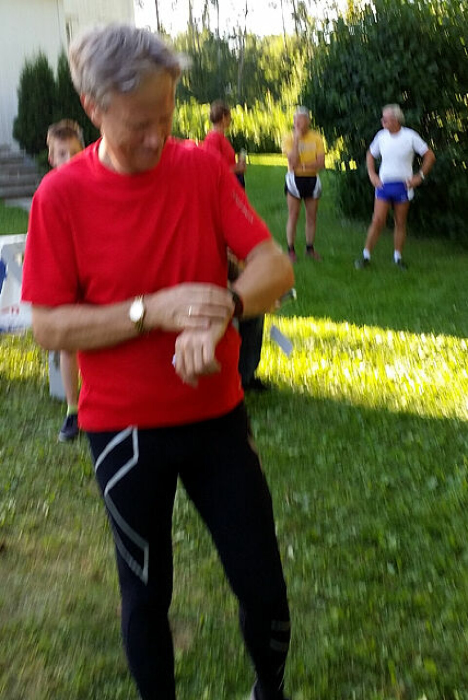 Wiktor Baran og Henning Mortensen først i ny Gå-jogg Bjorn_Bakkelund_tidsjekk.jpg