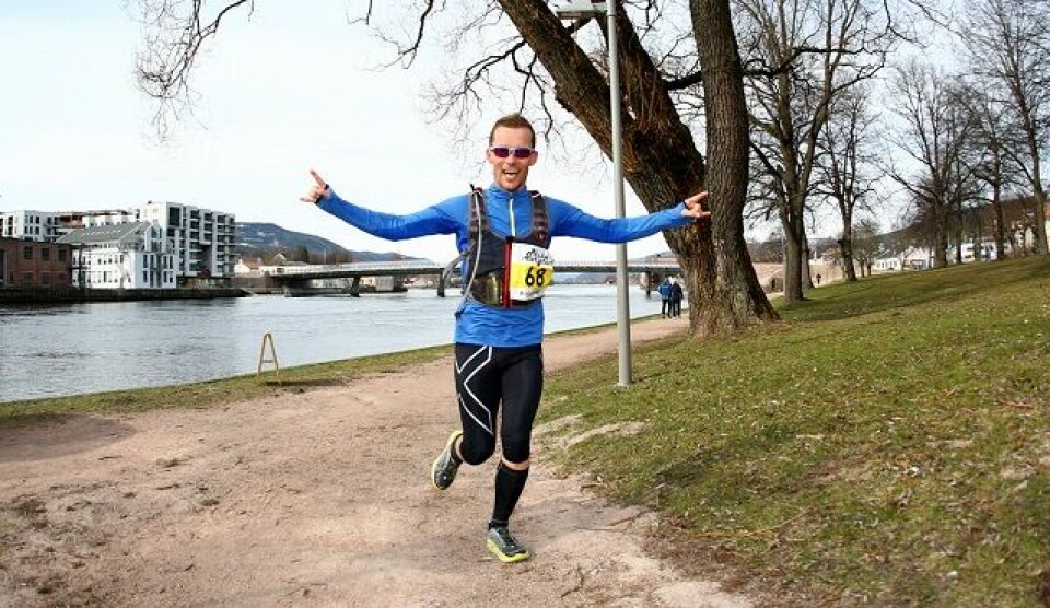 Påskemaraton i Drammen med perfekt vær og deltagerrekord Paaskemaraton2015-EN.jpg