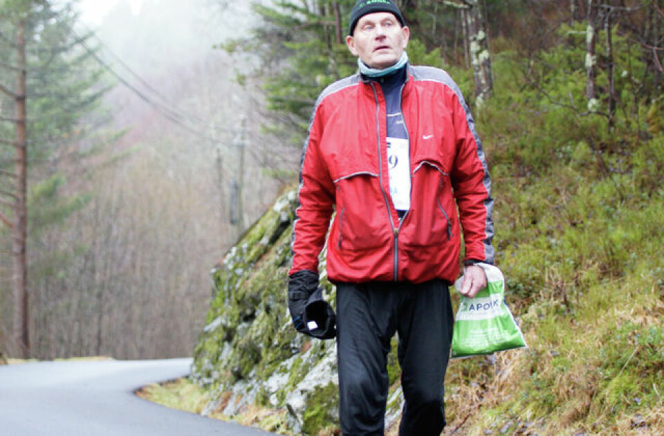 Marius Vedvik senket rekorden i Maratonkarusellen til 1.06.17 Kondis/Martin Huddart