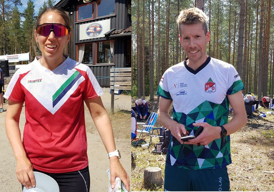 Kretsmesterne på mellomdistanse, Sofie Johansson og Håvard Lucasen. (Foto: Stein Arne Negård) Kretsmesterne på mellomdistanse, Sofie Johansson og Håvard Lucasen. (Foto: Stein Arne Negård)