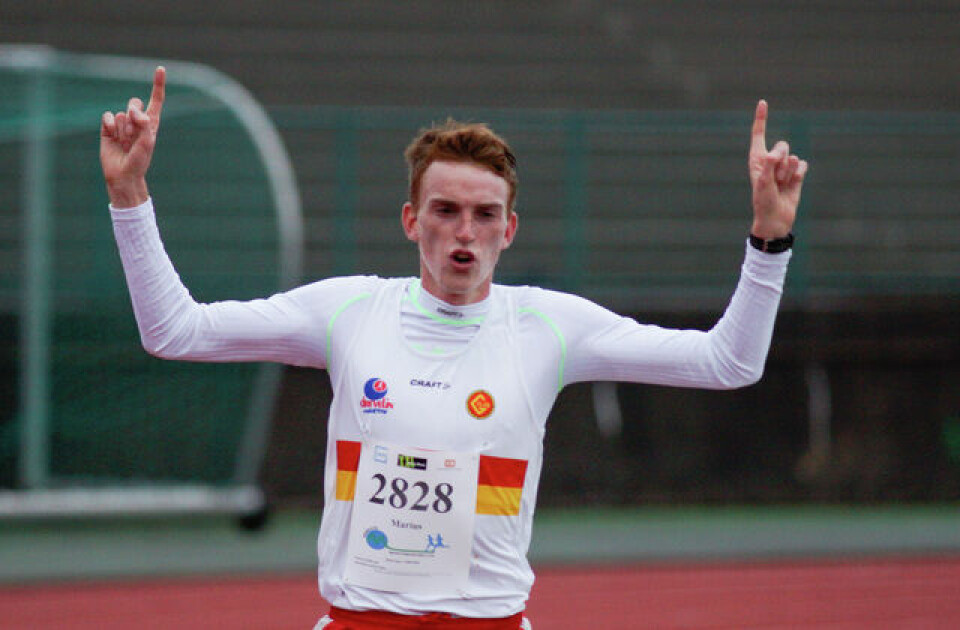 Marius Vedvik senket rekorden i Maratonkarusellen til 1.06.17 Kondis/Martin Huddart