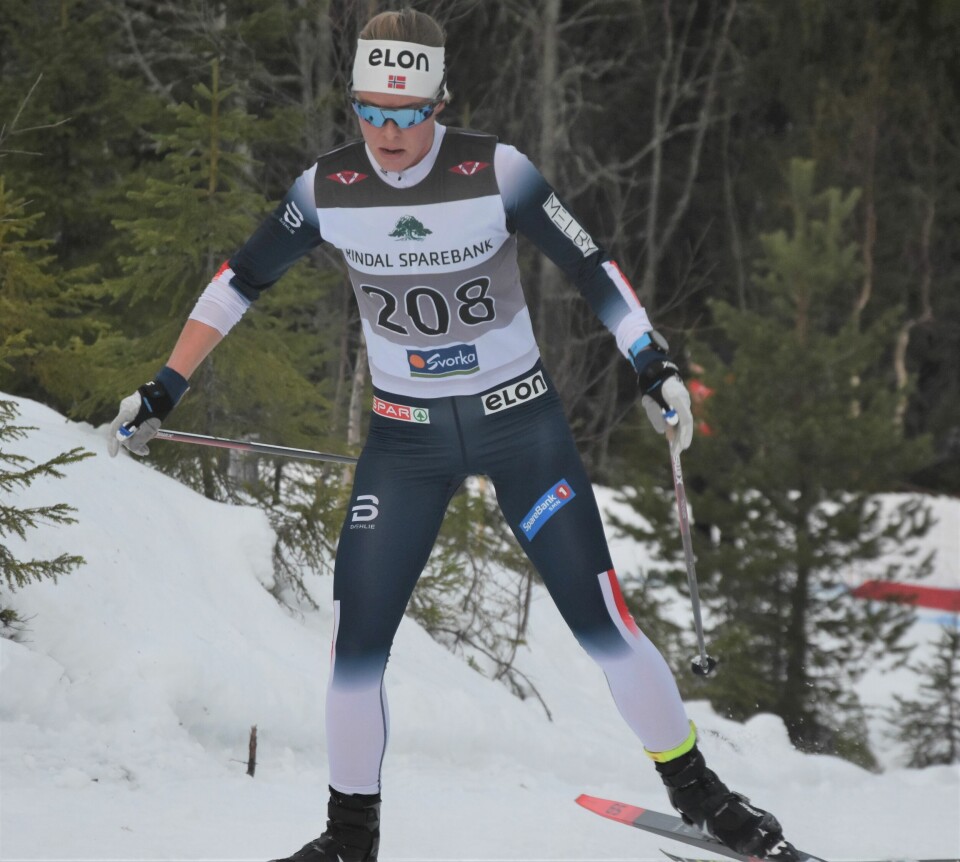 Johannes Høstflot Klæbo og Anne Kjersti Kalvå vant Rindalsrennet Anne_Kjersti_Kalvå.JPG