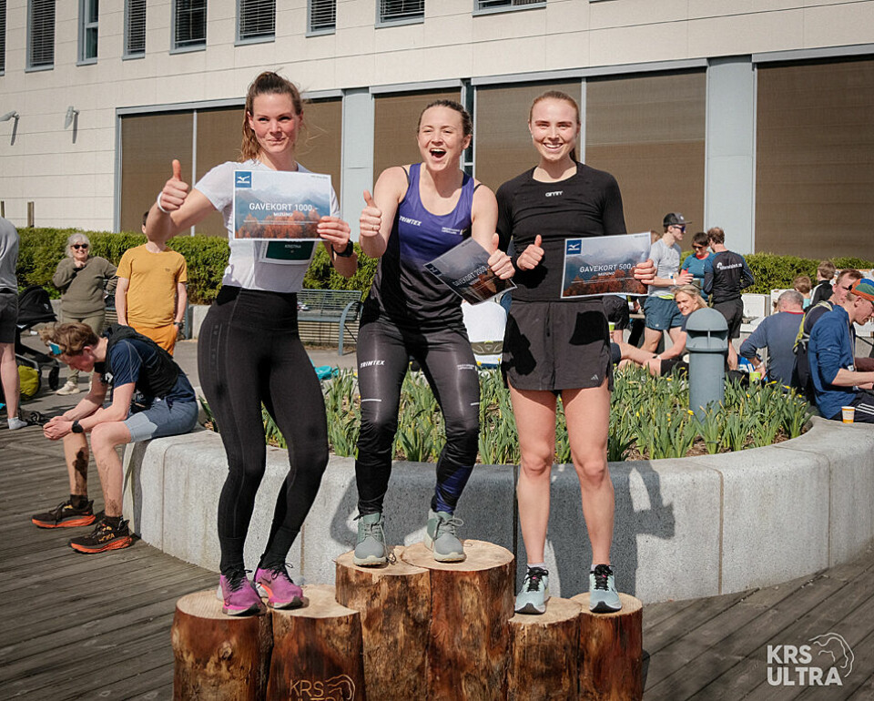 Anna Sørlie og Aasmund Kjøllmoen Steien vant KRSUltra Pallen_10km_kvinner.jpg