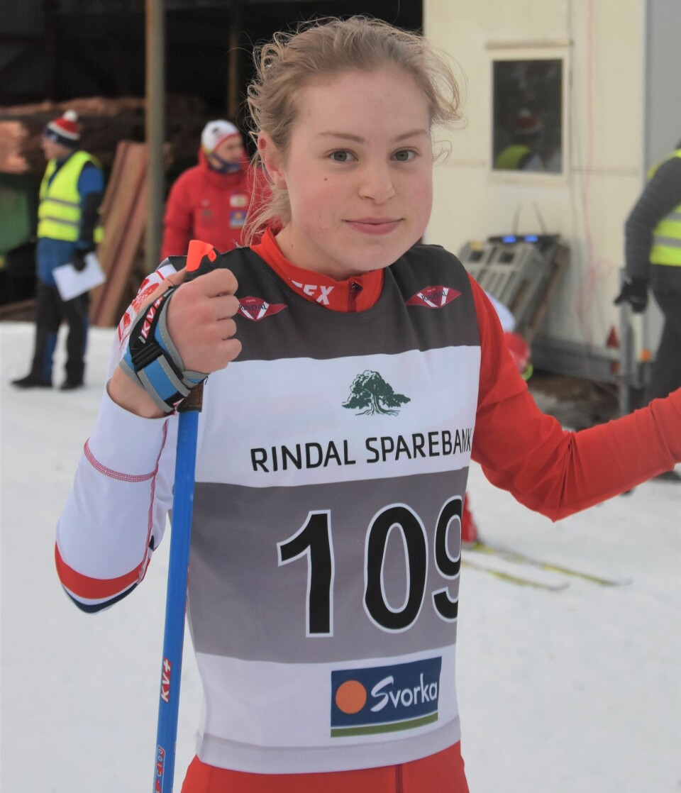 Johannes Høstflot Klæbo og Anne Kjersti Kalvå vant Rindalsrennet EVa_Ingebrigtsen.JPG