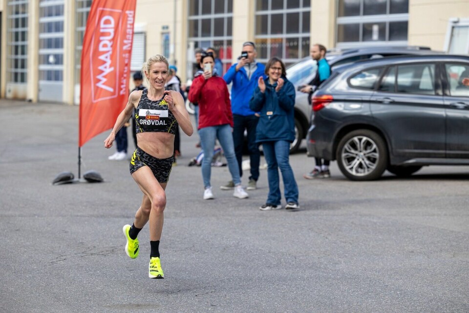 Karoline Bjerkeli Grøvdal var utilnærmelig i spurten ved Maarud. (Foto: Samuel Hafsahl) Karoline Bjerkeli Grøvdal var utilnærmelig i spurten ved Maarud. (Foto: Samuel Hafsahl)