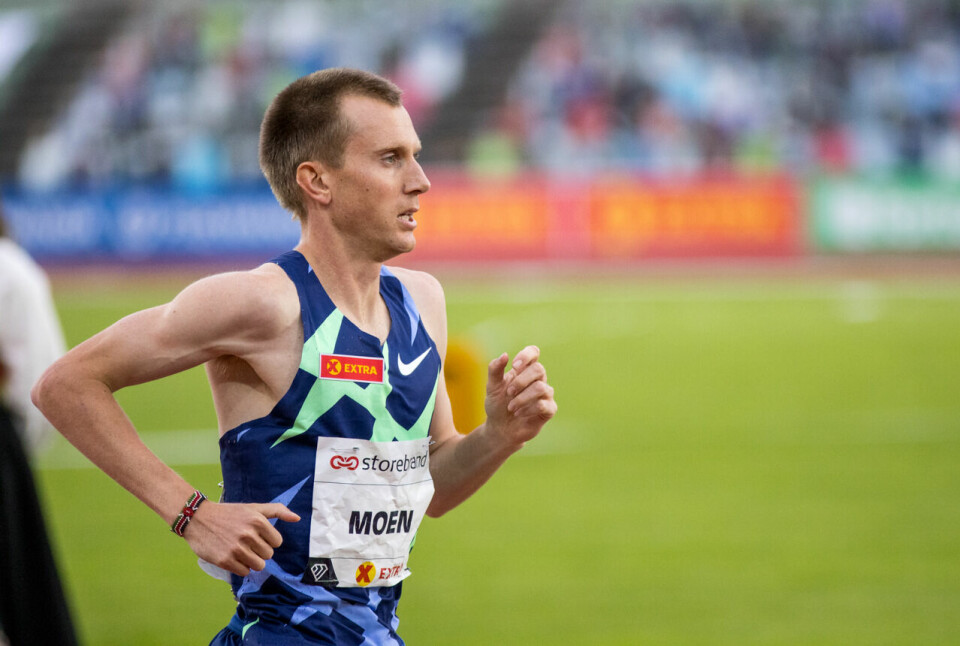 Sondre Nordstad Moen gjorde unna 62,5 runder på Bislett i rekordtempo, stort sett helt alene. (Foto: Sylvain Cavatz) Sondre Nordstad Moen gjorde unna 62,5 runder på Bislett i rekordtempo, stort sett helt alene. (Foto: Sylvain Cavatz)