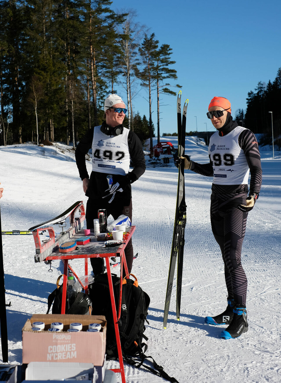 14 karer skøyta 100 km på ski i DAB Invitational i Lillomarka sist lørdag Smoerepause-DSCF0679.jpg
