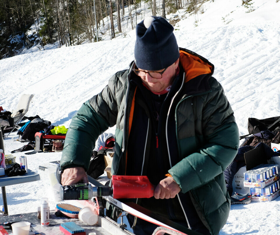 14 karer skøyta 100 km på ski i DAB Invitational i Lillomarka sist lørdag Smoerer-Erik-Dag-Knudsen-DSCF0688.jpg
