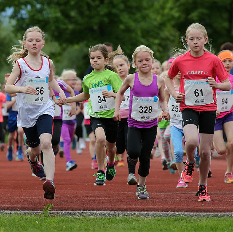 Rekrutteringen er sikret - 614 løp BarneBirken! Barn_start_jenter_middels_foto_Geir_Olsen.jpg