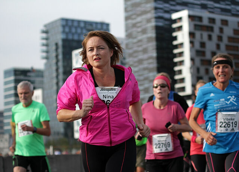 Oslo Maraton: Trippel Tjalve på 10 km Tid_sub_60_min_Nina_IMG_5097.jpg