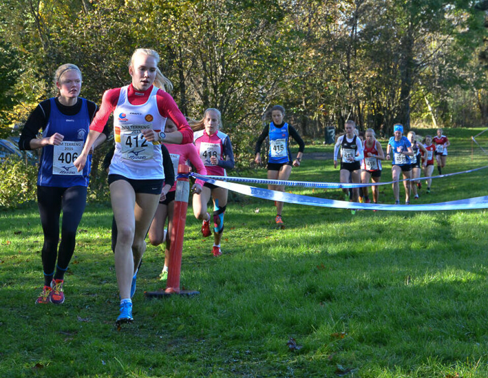 Gull til Kristin Størmer Steira og Henrik Ingebrigtsen i NM terreng 1runde.jpg