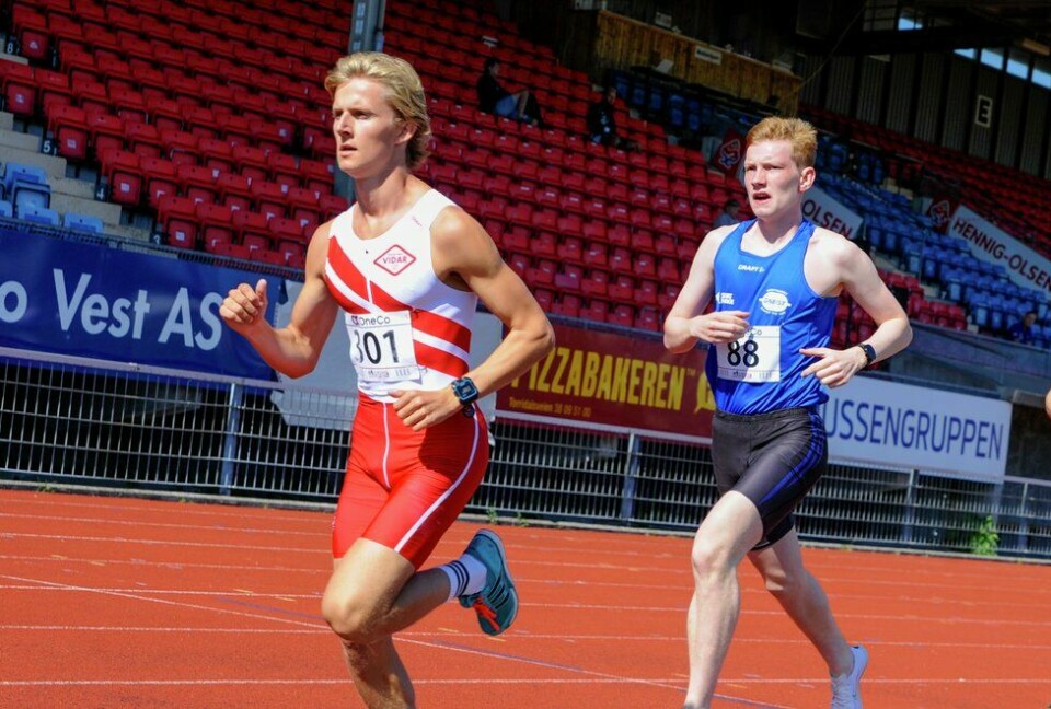 Andreas Fjeld Halvorsen senket Jakob Ingebrigtsens aldersrekord NM Junior Friidrett 2020 Kristiansand