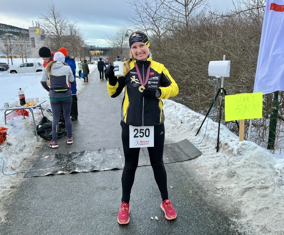 Ålesund Nyttårsmaraton på vinterføre Maraton_Isabel_AArnes
