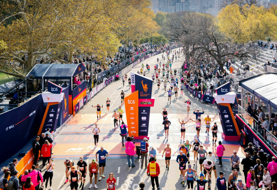 Å løpe i mål i Central Park etter en over fire mils sightseeingstur gjennom New Yorks gater er for de fleste deltakerne en stor opplevelse. (Foto: arrangøren) Å løpe i mål i Central Park etter en over fire mils sightseeingstur gjennom New Yorks gater er for de fleste deltakerne en stor opplevelse. (Foto: arrangøren)