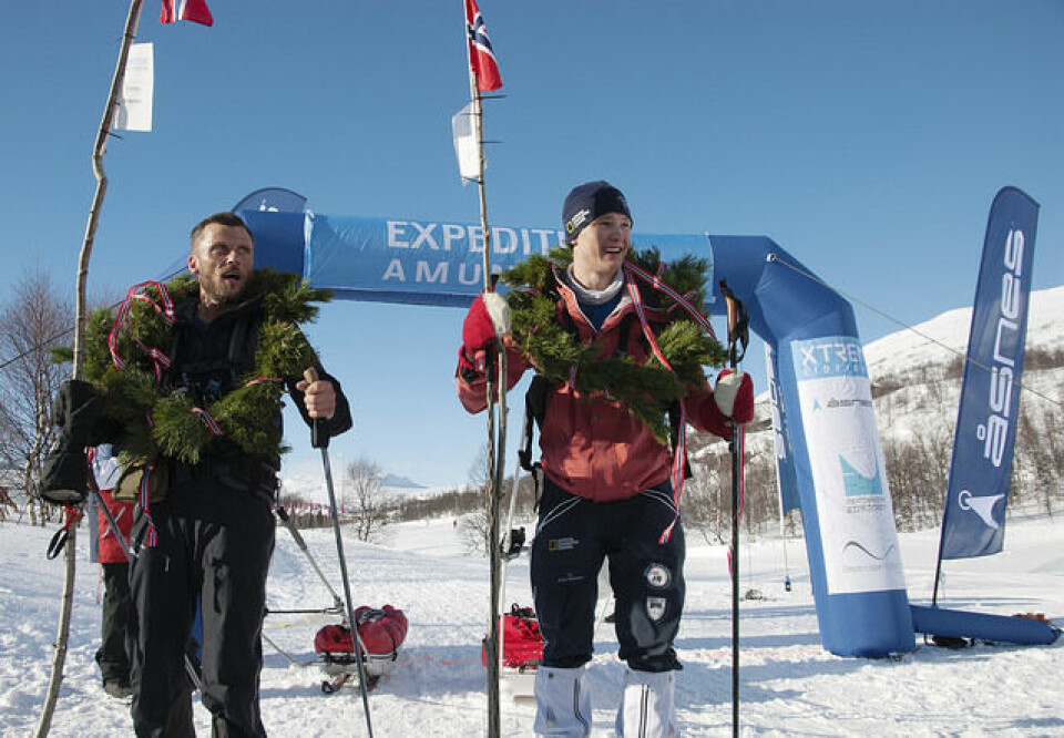 «Verdens hardeste skirenn» - Expedition Amundsen endte mer spennende enn noen gang Vinnerne_Thomas_Andersen_Lars_Christian_Vold_Time_2233_Foto_Vilde_Andrea_Starup.jpg