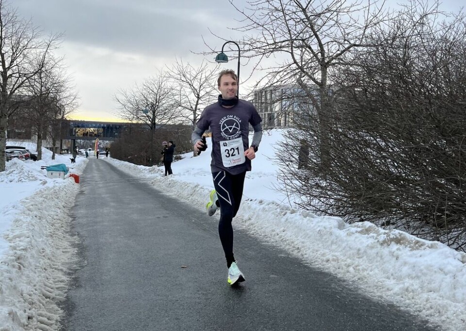 Ålesund Nyttårsmaraton på vinterføre Halv_Matias_Moerkedal
