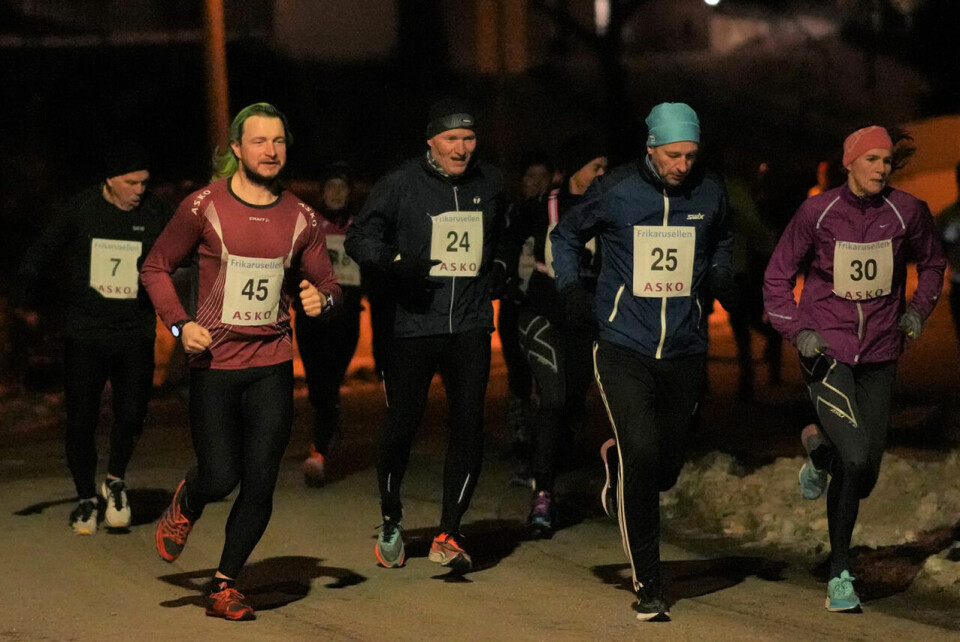 40 deltagere i Frikarusellens tredje løp Fire_paa_rad.jpg
