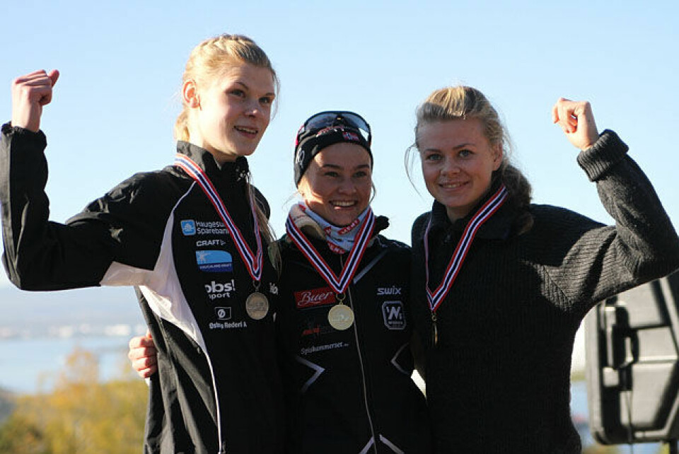Gull til Kristin Størmer Steira og Henrik Ingebrigtsen i NM terreng UM-pall_17aar_IMG_0394.jpg