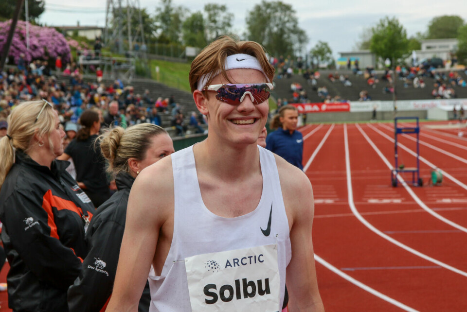 Ole Jakob Høsteland Solbu er nå høyt opp på den norske statistikken over de beste 800-meterløperne. Her fra Trond Mohn Games i 2022. (Foto: Arne Dag Myking) Ole Jakob Høsteland Solbu er nå høyt opp på den norske statistikken over de beste 800-meterløperne. Her fra Trond Mohn Games i 2022. (Foto: Arne Dag Myking)