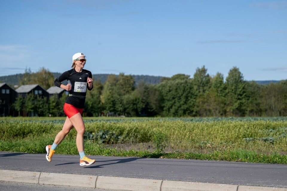 80 deltakere løp Lierløpet Halvmaraton-2067-vinner-dameklassen.jpg