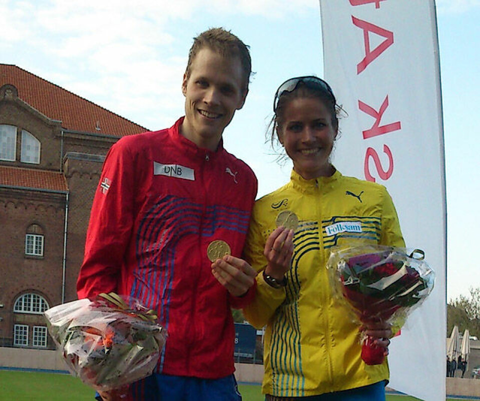 Norsk gull og bronse i nordisk 10 000 m