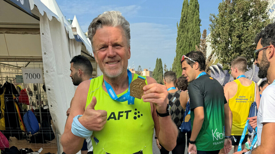 Cato Thunes i mål etter Valencia maraton 2024. (Foto: Privat) Cato Thunes i mål etter Valencia maraton 2024. (Foto: Privat)