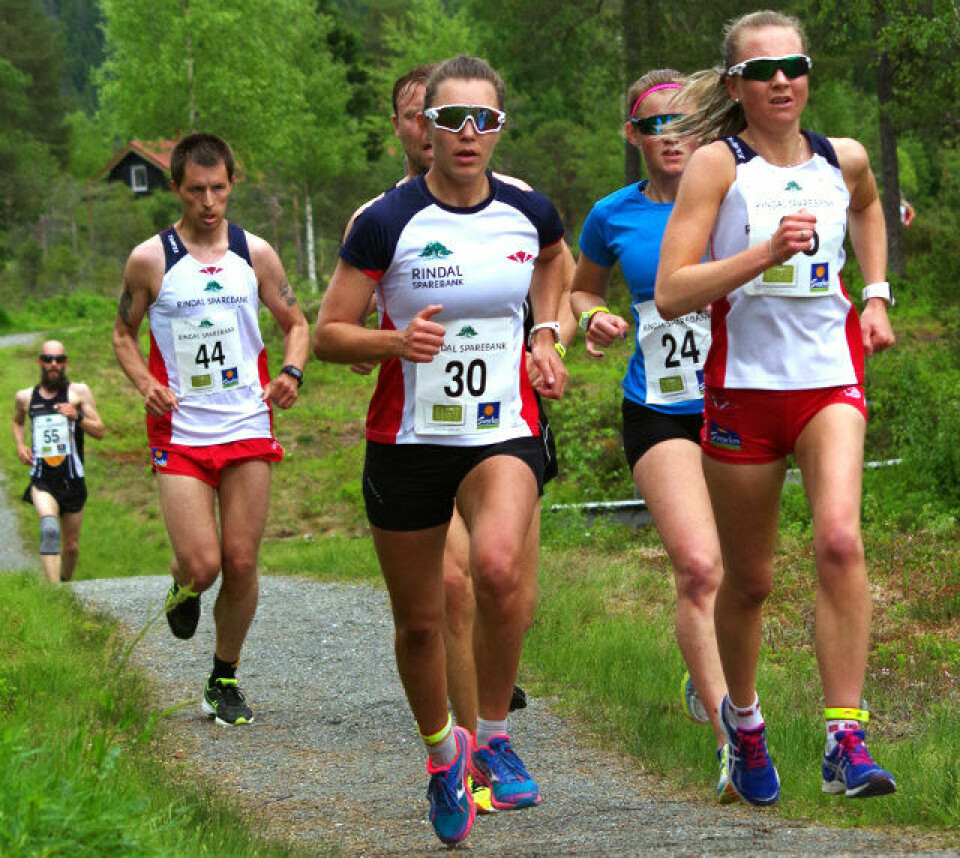 Klare seiere da Trollheimsløpet hadde strålende vær Ida_Mogstad_Alise_Einmo_Ingeborg_Eide_073.jpg
