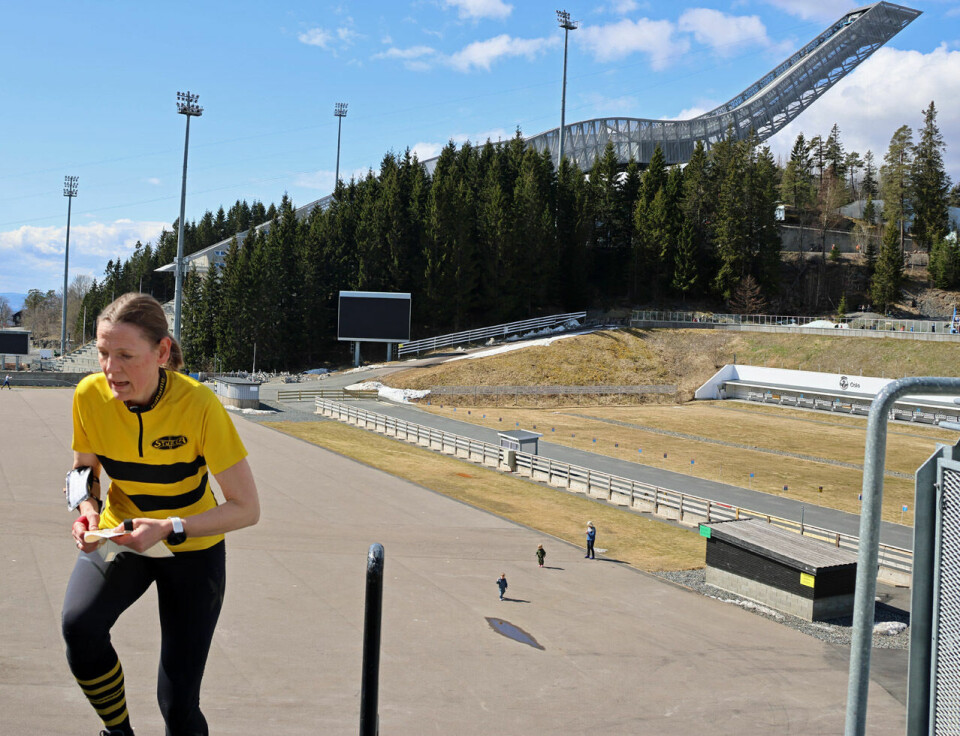 KM sprint orientering i Holmenkollen kms01