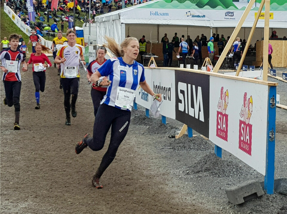 Finsk og svensk i toppen etter 2 . etapper av O-Ringen or08SaraHagstrom