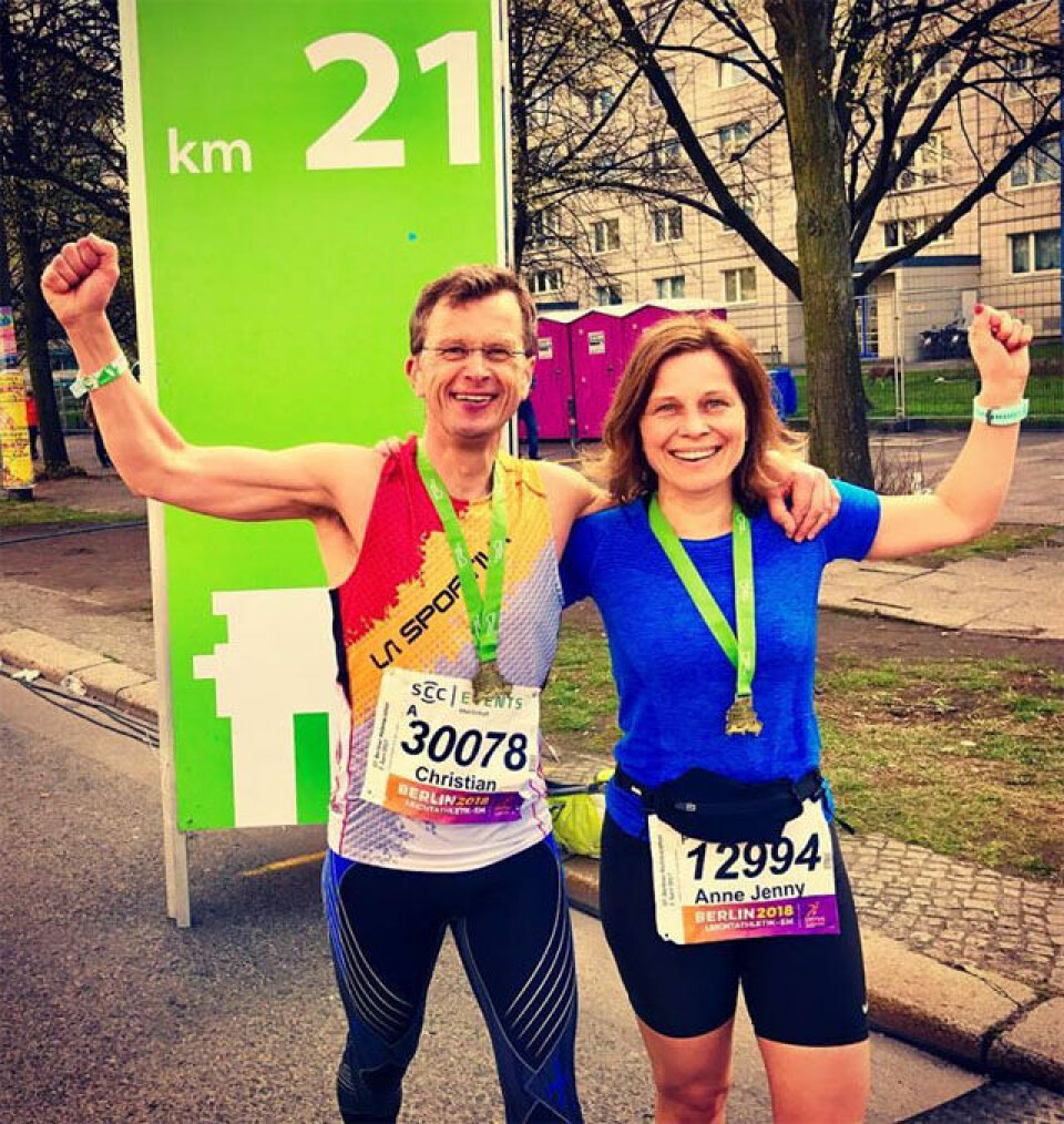 302 fra Norge deltok i løpsfesten Berlin Halvmaraton Prestegaard_og_Dvergsdal.jpg