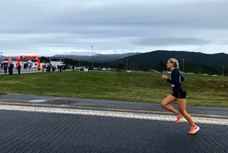 Kårbø og Epland vant da Flyplassmila ble arrangert for første gang pernilla-epland.jpg