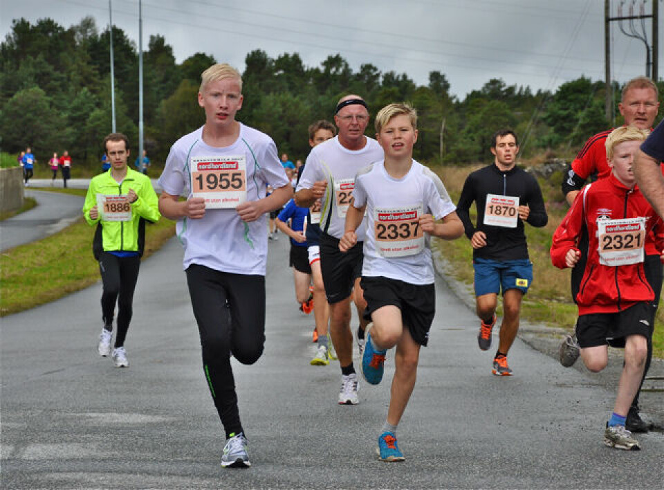 Rekordløp av Hovlandsdal på 5 km