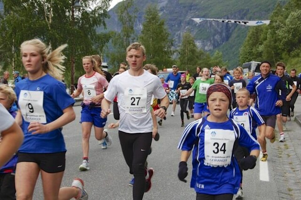 Anita H Evertsen vant i Geiranger